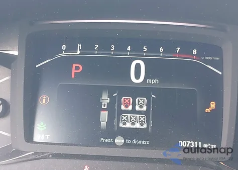 2023 Honda Passport Awd Trailsport из США, поврежденный, VIN 5FNYF8H68PB043019